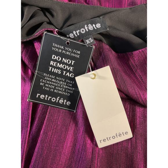 Retrofete Fuchsia One-Shoulder Dress - Picture 5 of 5